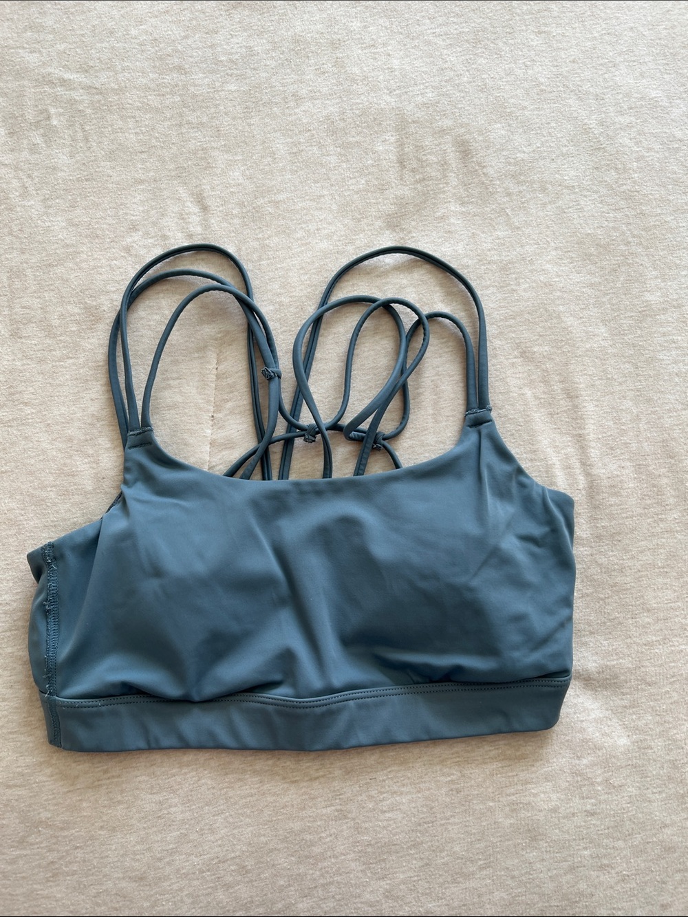 all in motion Slate Blue Strappy Sports Bra